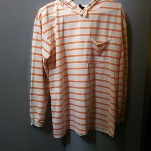 Pacific Beach Club Hoodie Stripes long sleeve